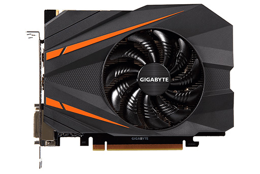 画像ギャラリー No.003のサムネイル画像 / 長さ約169mmの短尺「GeForce GTX 1070」搭載カードがGIGABYTEから登場。税込価格は5万9000円前後に