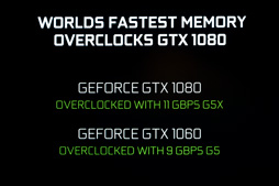 画像ギャラリー No.003のサムネイル画像 / メモリクロック11GHz版「GeForce GTX 1080」と同9GHz版「GeForce GTX 1060 6GB」の性能速報