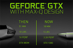 画像ギャラリー No.004のサムネイル画像 / ［COMPUTEX］西川善司の3DGE：GTX 1080搭載ノートPCの厚みを20mm未満にできる技術「Max-Q」とは一体なんぞや？
