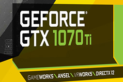 画像ギャラリー No.003のサムネイル画像 / NVIDIA，CUDA Core数2432基の「GeForce GTX 1070 Ti」を発表。カードメーカーレベルの動作クロックは固定に