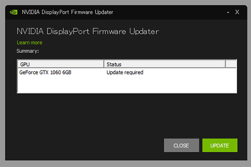 画像ギャラリー No.005のサムネイル画像 / NVIDIA,DisplayPort 1.4&1.3接続時に画面が表示されなかったりする問題へ対策するファームウェアを公開