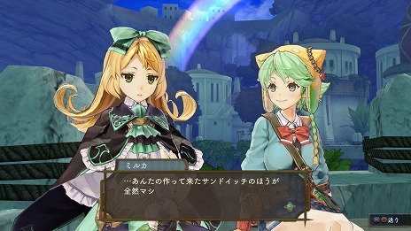 画像ギャラリー No.036のサムネイル画像 / バーストモードで一網打尽! 「シャリーのアトリエ」バトルの流れや,2人のシャリーでそれぞれに展開される物語などを紹介