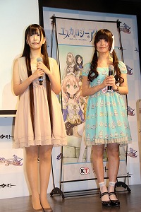 画像ギャラリー No.012のサムネイル画像 / 「シャリーのアトリエ」とアニメ「エスカ＆ロジーのアトリエ」の完成発表会が開催。小岩井ことりさん，上坂すみれさん，村川梨衣さんが登壇した会場の模様をレポート