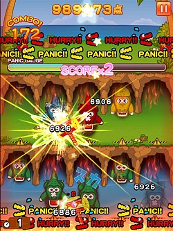 画像ギャラリー No.005のサムネイル画像 / 「LINE ワニワニパニック」,100万ダウンロードを突破。記念イベントを実施