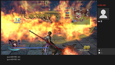 画像ギャラリー No.002のサムネイル画像 / PS4版「無双OROCHI2 Ultimate」は，シェア機能で配信者と視聴者が共に楽しめるように。クロスプレイ/クロスセーブ機能の詳細も判明