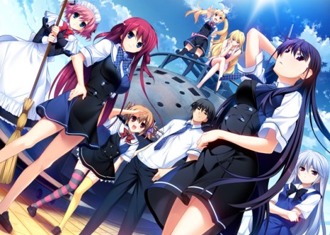 画像ギャラリー No.004のサムネイル画像 / 「グリザイアの楽園」，描き下ろしビジュアルを含むPS Vita/PSP版のスクリーンショットが多数公開。主要キャラ総登場のオープニングムービーも
