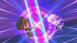 画像ギャラリー No.003のサムネイル画像 / キマシタワー! 女の子にキスをもらって強くなる「超女神信仰 ノワール 激神ブラックハート」をプレイムービーで紹介