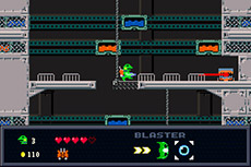 画像ギャラリー No.007のサムネイル画像 / 開発室Pixelの最新作「Kero Blaster」が5月11日にPC/iOS向けに配信。2足歩行のカエルが出張先の未知の大地で冒険を繰り広げる
