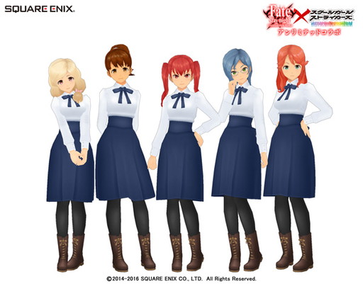 画像ギャラリー No.002のサムネイル画像 / 「スクールガールストライカーズ」で「Fate」コラボイベントの第1弾が開幕