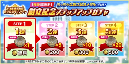 画像ギャラリー No.006のサムネイル画像 / 「スクスト2」,豪華報酬を獲得できる"五稜館学園 創立記念キャンペーン”を開催