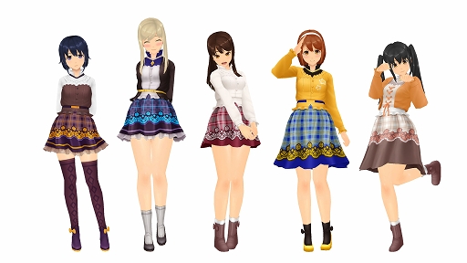 画像ギャラリー No.002のサムネイル画像 / 「スクスト2」女の子全38名分の秋の新作コスチュームが登場