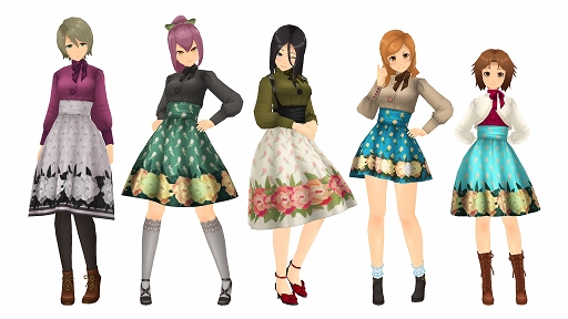 画像ギャラリー No.004のサムネイル画像 / 「スクスト2」女の子全38名分の秋の新作コスチュームが登場