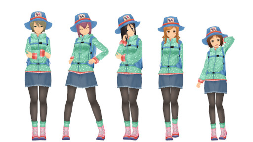 画像ギャラリー No.002のサムネイル画像 / 「スクールガールストライカーズ2」限定コスチューム“山ガール”が登場