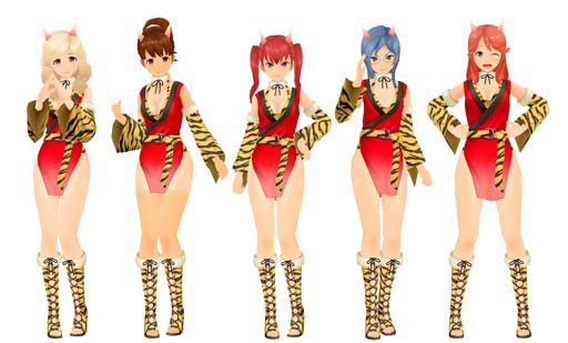 画像ギャラリー No.002のサムネイル画像 / 「スクスト2」,イベント“特訓期間!!”に限定コスチューム「赤鬼」&蒼井雪枝専用「桃太郎」が登場