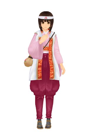 画像ギャラリー No.003のサムネイル画像 / 「スクスト2」,イベント“特訓期間!!”に限定コスチューム「赤鬼」&蒼井雪枝専用「桃太郎」が登場