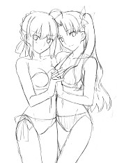 画像ギャラリー No.001のサムネイル画像 / 「Fate/hollow ataraxia」，全20種類の店舗別特典の内容とイラストを公開