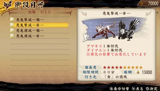 画像ギャラリー No.012のサムネイル画像 / 「討鬼伝 極」アップデート1.06やDLC第7弾が配信に。DLC第8弾の内容も公開