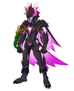 画像ギャラリー No.010のサムネイル画像 / 「ガイストクラッシャーゴッド」と「モンスターハンター4G」がコラボ。「黒蝕竜 ゴア・マガラ」をモチーフにした新たなコラボガイストが登場