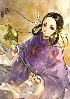 画像ギャラリー No.010のサムネイル画像 / 「クイズバトル討鬼伝」のストーリーが公開に。プレイヤーに力を貸してくれる存在「ミタマ」や共に旅をするキャラクターのイラストも掲載