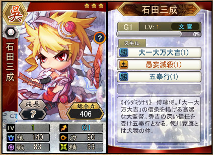 画像ギャラリー No.001のサムネイル画像 / 「三国ベースボール」，流浪の名将イベントに「石田三成」が登場