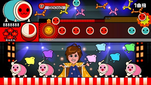 画像ギャラリー No.002のサムネイル画像 / 「太鼓の達人」と小林幸子さんがコラボ。「さちさちにしてあげる」などを収録