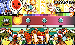 画像ギャラリー No.004のサムネイル画像 / 「太鼓の達人 どんとかつの時空大冒険」，楽曲「雪だるまつくろう」が無料配信中