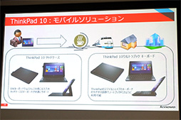 画像ギャラリー No.006のサムネイル画像 / 最高クラスのスペックを誇るAtom搭載Windowsタブレット「ThinkPad 10」。その設計に秘めたこだわりをLenovoが解説