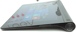 画像ギャラリー No.008のサムネイル画像 / 折りたたみ式スタンド付きタブレット「YOGA Tablet 2」発表。ほぼ同一スペックでWindows 8.1モデルとAndroid 4.4モデルを用意