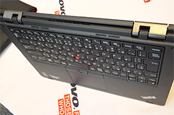 画像ギャラリー No.007のサムネイル画像 / Lenovo,360度回転ヒンジ搭載で4モードに使い分けられる新型2-in-1「ThinkPad Yoga 12」を国内発売