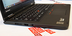 画像ギャラリー No.008のサムネイル画像 / Lenovo,360度回転ヒンジ搭載で4モードに使い分けられる新型2-in-1「ThinkPad Yoga 12」を国内発売