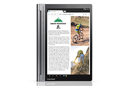 画像ギャラリー No.004のサムネイル画像 / Lenovo，折りたたみ式スタンド搭載タブレット「YOGA Tab 3 Plus」を発売。SIMロックフリー対応モデルも用意