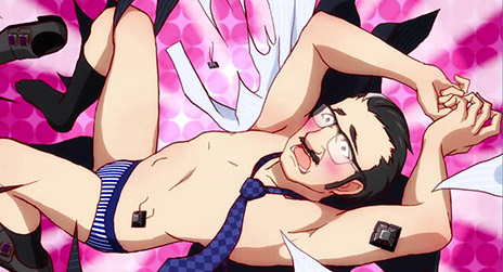 画像ギャラリー No.005のサムネイル画像 / PS4版「AKIBA’S TRIP2」の新要素が公開。男性キャラクターにストリップアクションを仕掛けるとカットインが見られるように