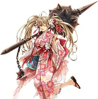 画像ギャラリー No.002のサムネイル画像 / 「チェインクロニクルV」が「太鼓の達人」とコラボ。夏祭りにツル姫が登場