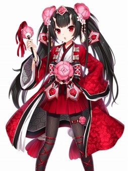 画像ギャラリー No.005のサムネイル画像 / 「チェインクロニクルV」が「太鼓の達人」とコラボ。夏祭りにツル姫が登場