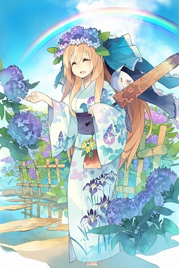 画像ギャラリー No.002のサムネイル画像 / 「チェインクロニクルV」,浴衣キャラが多数登場する「フーコの夏祭り」が開催