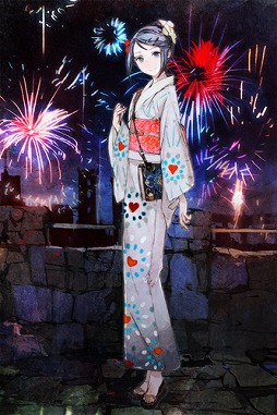 画像ギャラリー No.008のサムネイル画像 / 「チェインクロニクルV」,浴衣キャラが多数登場する「フーコの夏祭り」が開催