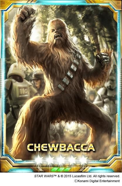 画像ギャラリー No.002のサムネイル画像 / 「Star Wars: Force Collection」新カードにチューバッカとボスクが登場