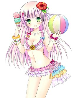 画像ギャラリー No.005のサムネイル画像 / 「神装!!ヴァルキリーカード」，限定水着コスチュームガチャを実施。30日まで