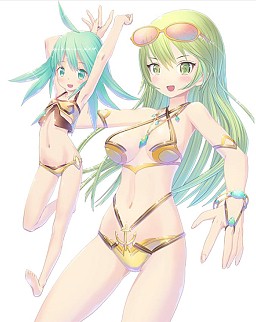 画像ギャラリー No.009のサムネイル画像 / 「神装!!ヴァルキリーカード」，限定水着コスチュームガチャを実施。30日まで