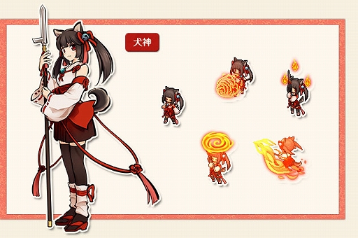 画像ギャラリー No.002のサムネイル画像 / 「かくりよの門」,新式姫「犬神」が登場。神力プレゼントキャンペーンを開催