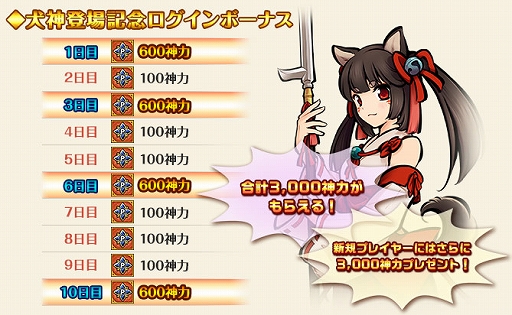 画像ギャラリー No.003のサムネイル画像 / 「かくりよの門」,新式姫「犬神」が登場。神力プレゼントキャンペーンを開催