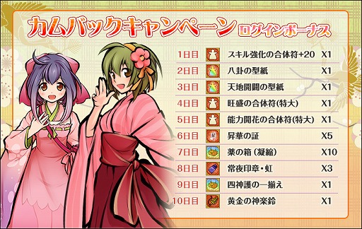 画像ギャラリー No.002のサムネイル画像 / 「かくりよの門」，サービス5周年を記念したカムバックキャンペーンを開催