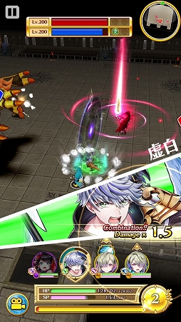 画像ギャラリー No.004のサムネイル画像 / 「白猫プロジェクト NEW WORLD'S」の注目アクション「スキルコンビネーション」を体験! バトルのテンポ感や操作感が大幅に変化