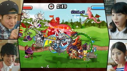 画像ギャラリー No.004のサムネイル画像 / 「城とドラゴン」最新TVCMが公開。菅谷哲也さんと中川可菜さんが激突