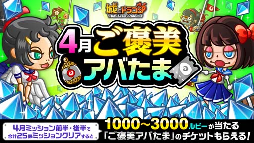 画像ギャラリー No.004のサムネイル画像 / 「城とドラゴン」,アカズキンキャラミッションを4月1日から開催。限定お着替え「童話 セット」をゲットしよう
