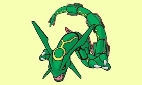 画像ギャラリー No.001のサムネイル画像 / 「ポケモンアートアカデミー」，みほんイラスト第5弾「レックウザ」の配信が本日スタート