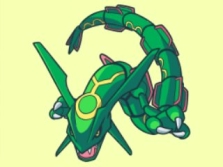 画像ギャラリー No.002のサムネイル画像 / 「ポケモンアートアカデミー」，みほんイラスト第5弾「レックウザ」の配信が本日スタート