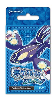 画像ギャラリー No.002のサムネイル画像 / 「ポケットモンスター オメガルビー/アルファサファイア」のデザインをあしらったトランプが2015年3月に発売