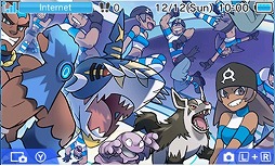 画像ギャラリー No.005のサムネイル画像 / ニンテンドー3DSのテーマに 「ポケモン 敵組織〜マグマ団」と「ポケモン 敵組織〜アクア団」が新登場