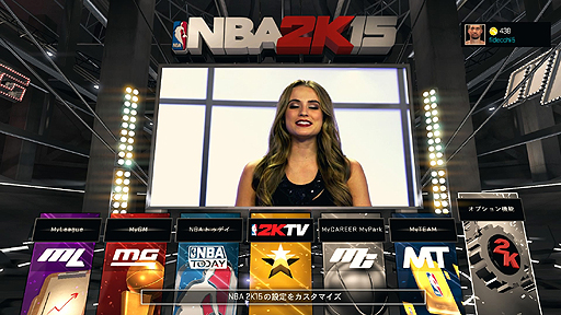 画像ギャラリー No.001のサムネイル画像 / 2K Sportsの「NBA 2K15」を体験プレイ。実写さながらのクオリティで表現された選手達のアクションと，NBAを知らなくても楽しめる育成モードなどに注目